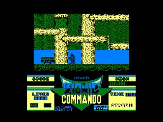 Bionic Commando — Amstrad CPC — скриншот
