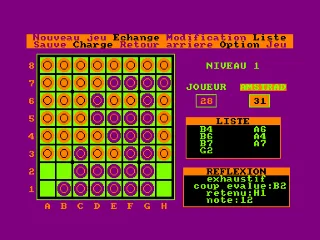 Reversi Champion — Amstrad CPC — скриншот