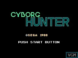 Cyborg Hunter (USA, Europe, Brazil) (En) — Sega Master System — скриншот