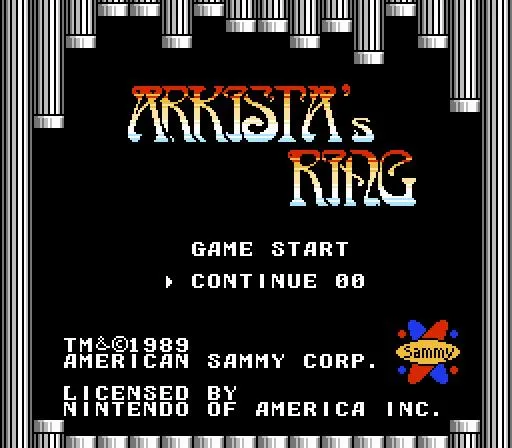 Arkista's Ring (USA) — Денди/Nintendo — скриншот