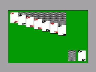 Patience — Amstrad CPC — скриншот