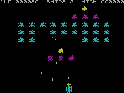 Galactians — ZX Spectrum — скриншот
