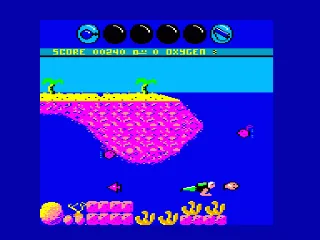 Scuba Kidz — Amstrad CPC — скриншот