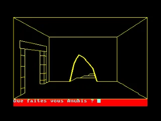 Sceptre d'Anubis, Le — Amstrad CPC — скриншот
