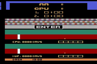 Track and Field (USA) — Atari 2600 — скриншот