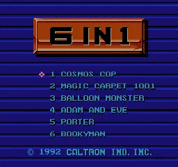 HES 6-Pak - Real Player's Pak (Australia) (Unl) — Денди/Nintendo — скриншот