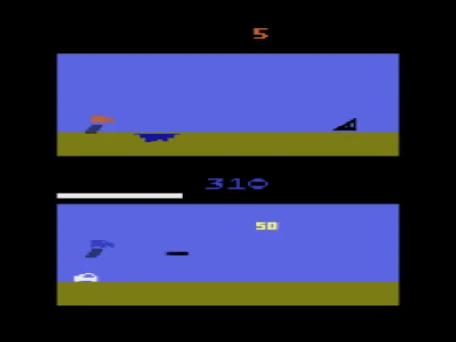 MotoRodeo (USA) — Atari 2600 — скриншот