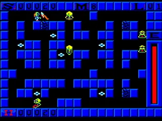 Blue Tomb — Amstrad CPC — скриншот
