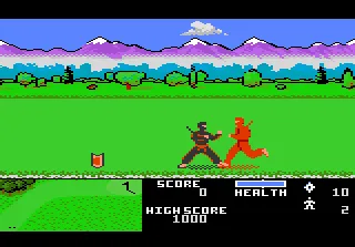 Ninja Golf (USA) — Atari 7800 — скриншот
