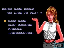 Casino Games (USA, Europe) — Sega Master System — скриншот