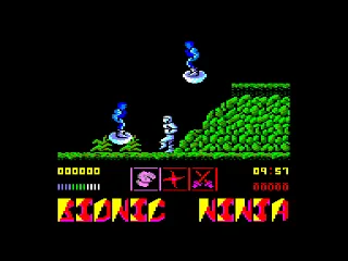 Bionic Ninja — Amstrad CPC — скриншот