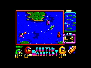 Run the Gauntlet — Amstrad CPC — скриншот