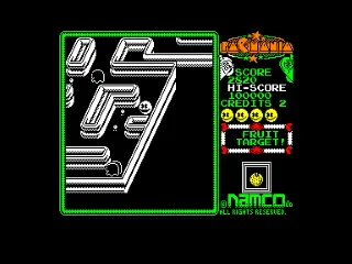 Pac-Mania — Amstrad CPC — скриншот