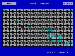 Minesweeper — ZX Spectrum — скриншот