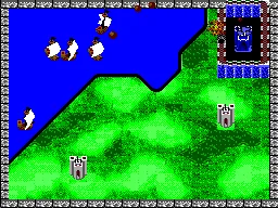 Rampart (Europe) — Sega Master System — скриншот