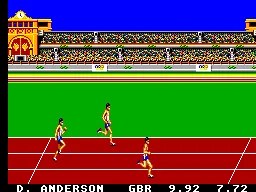 Olympic Gold (Europe) (En,Fr,De,Es,It,Nl,Pt,Sv) — Sega Master System — скриншот