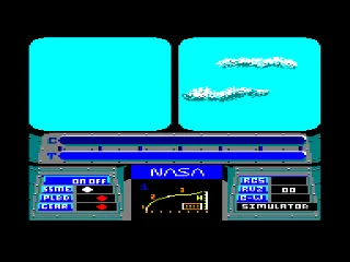Space Shuttle - A Journey into Space — Amstrad CPC — скриншот