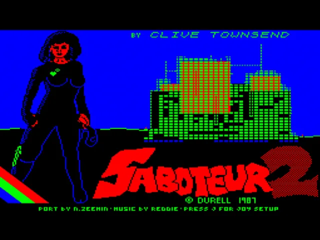 SABOTEUR 2 — БК-0010 — скриншот