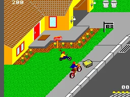 Paper Boy (Taiwan) (En) (Unl) — Sega Master System — скриншот