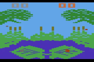 Frogs and Flies (USA) — Atari 2600 — скриншот