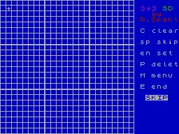 Sprite Design — ZX Spectrum — скриншот