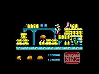Whopper Chase — Amstrad CPC — скриншот