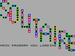 Solitaire — ZX Spectrum — скриншот