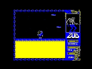 Zub — Amstrad CPC — скриншот