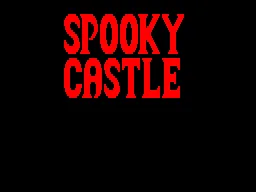 Spooky Castle — ZX Spectrum — скриншот