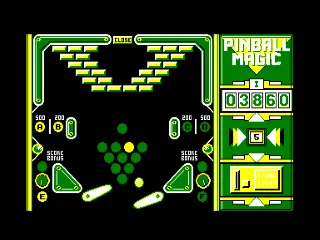 Pinball Magic — Amstrad CPC — скриншот