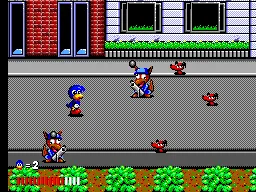 Dynamite Dux (Europe, Brazil) (En) — Sega Master System — скриншот