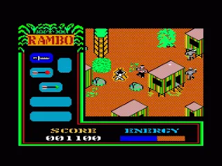 Rambo - First Blood Part II — Amstrad CPC — скриншот