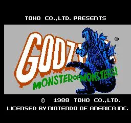 Godzilla - Monster of Monsters! (USA) — Денди/Nintendo — скриншот