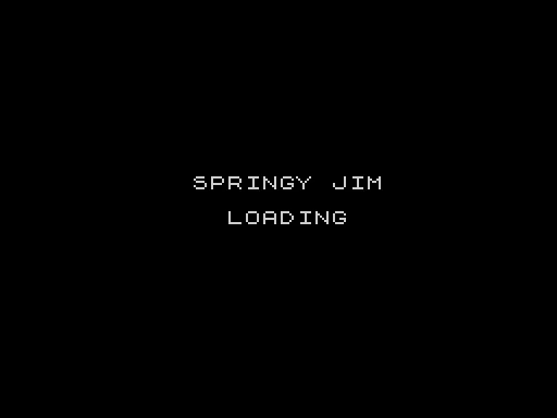 Springy Jim — ZX Spectrum — скриншот