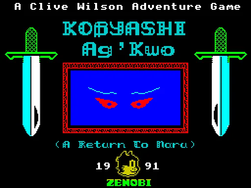 Kobyashi Ag'Kwo — ZX Spectrum — скриншот