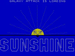 Galaxy Attack — ZX Spectrum — скриншот