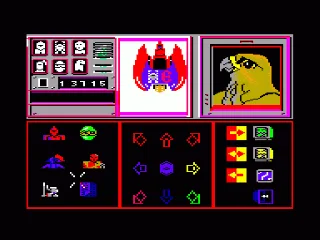 Shadowfire — Amstrad CPC — скриншот