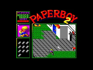 Paperboy 2 — Amstrad CPC — скриншот