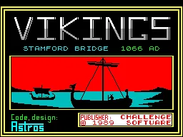 Vikings — ZX Spectrum — скриншот