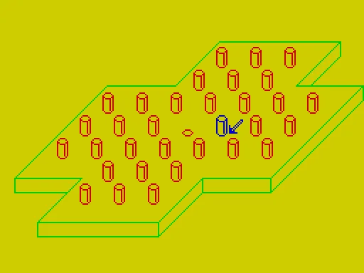 Solitaire — ZX Spectrum — скриншот