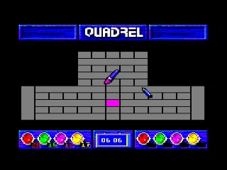 Quadrel — Amstrad CPC — скриншот