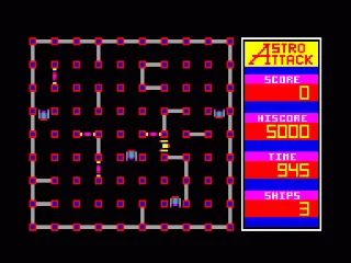 Astro Attack — Amstrad CPC — скриншот