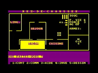 Serie Noire — Amstrad CPC — скриншот