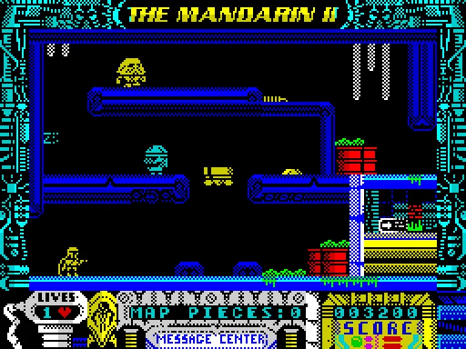 The Mandarin II: Limoncello's Revenge — ZX Spectrum — скриншот