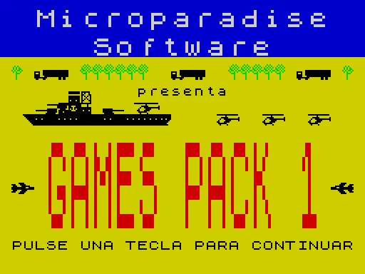 10 Juegos I — ZX Spectrum — скриншот
