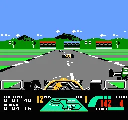 Nigel Mansell's World Championship Racing (USA) — Денди/Nintendo — скриншот