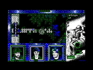 Triple Comando — Amstrad CPC — скриншот