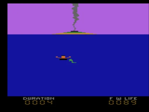 Survival Island (USA) — Atari 2600 — скриншот