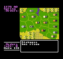 Genghis Khan (USA) — Денди/Nintendo — скриншот