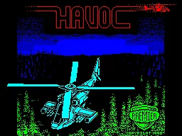 Havoc — ZX Spectrum — скриншот
